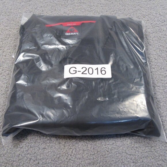 Gerry Men's XL Black Button Down Hiking Shirt Front Zip Pocket Lightweight - Picture 12 of 12